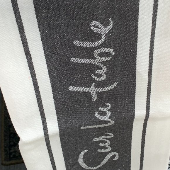 Sur La Table Logo Dish Towel (plus a little country tin house) NWT - Picture 6 of 13